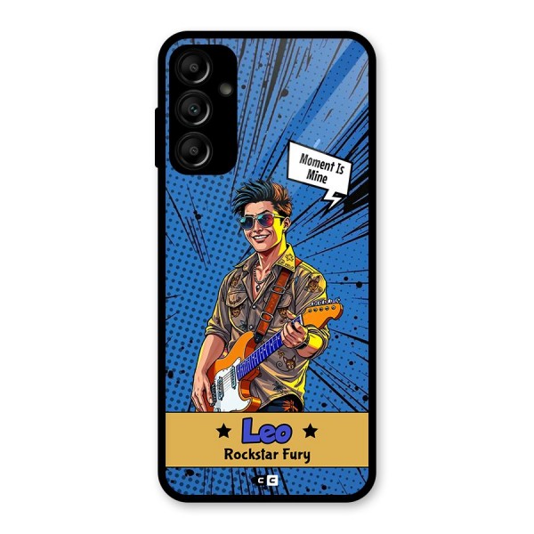 Rockstar Leo Glass Back Case for Galaxy A14 5G