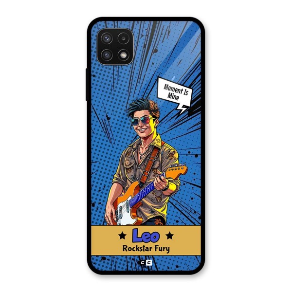 Rockstar Leo Glass Back Case for Galaxy A22 5G