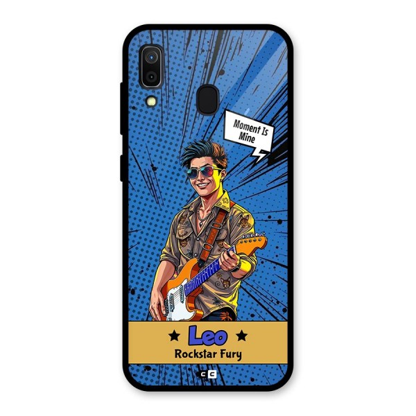 Rockstar Leo Glass Back Case for Galaxy A30