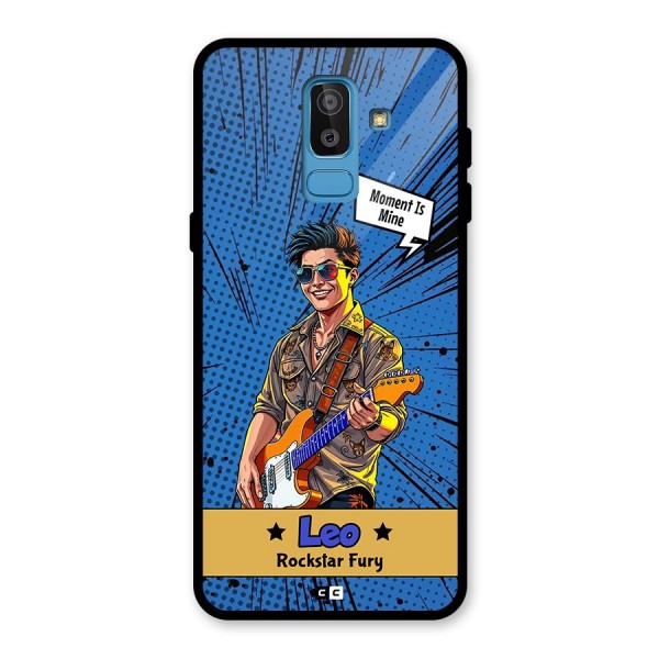 Rockstar Leo Glass Back Case for Galaxy J8