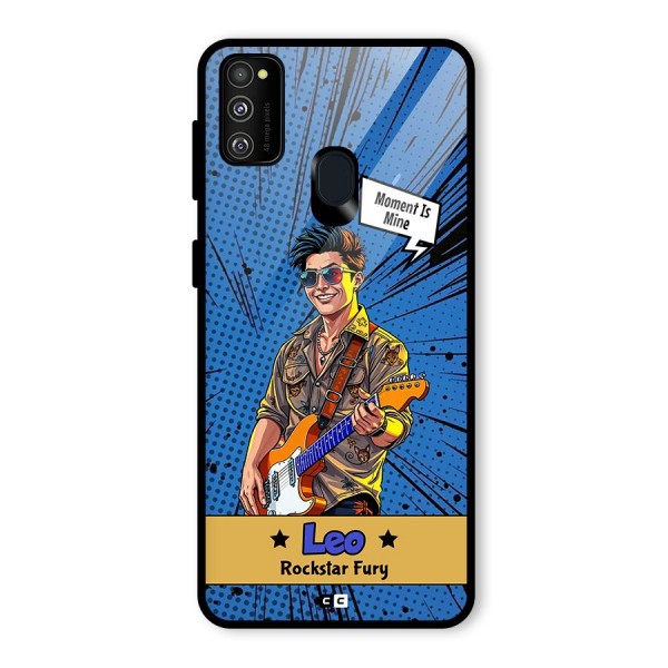 Rockstar Leo Glass Back Case for Galaxy M30s