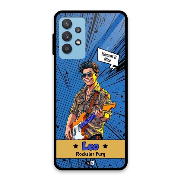 Rockstar Leo Glass Back Case for Galaxy M32 5G