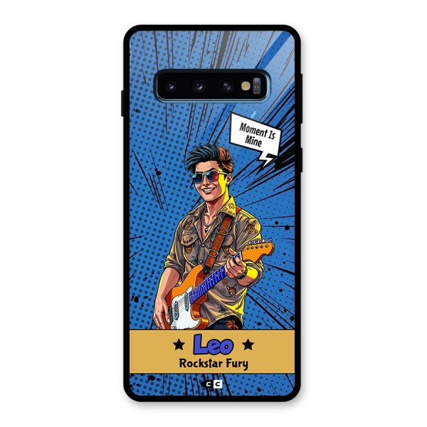 Rockstar Leo Glass Back Case for Galaxy S10