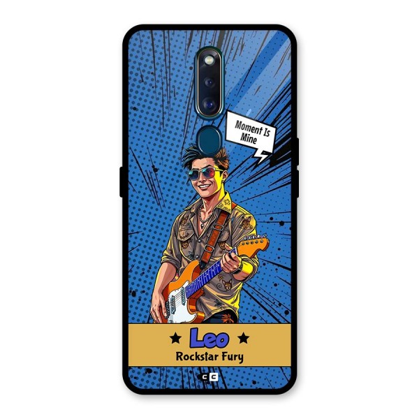 Rockstar Leo Glass Back Case for Oppo F11 Pro