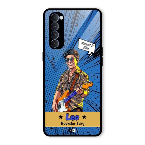 Rockstar Leo Glass Back Case for Oppo Reno4 Pro