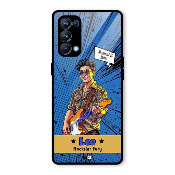 Rockstar Leo Glass Back Case for Oppo Reno5 Pro 5G