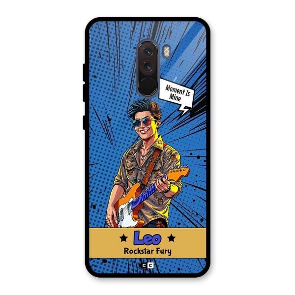 Rockstar Leo Glass Back Case for Poco F1