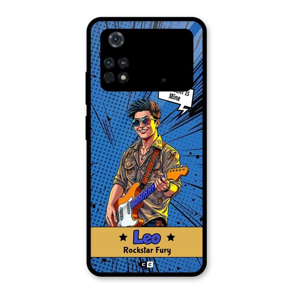 Rockstar Leo Glass Back Case for Poco M4 Pro 4G