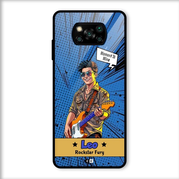 Rockstar Leo Glass Back Case for Poco X3