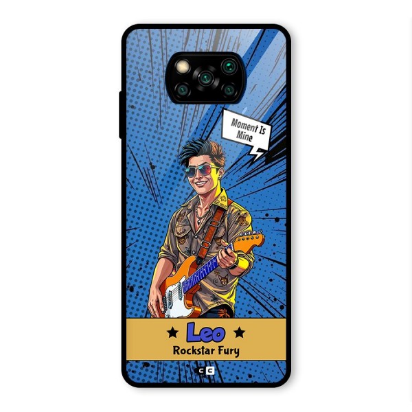 Rockstar Leo Glass Back Case for Poco X3 Pro