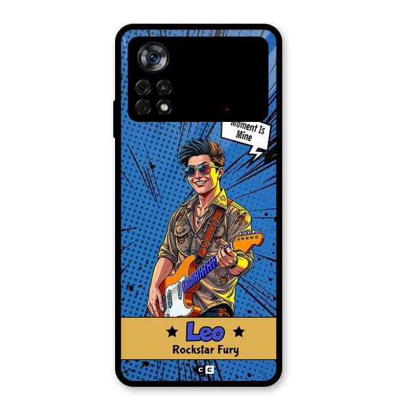 Rockstar Leo Glass Back Case for Poco X4 Pro 5G