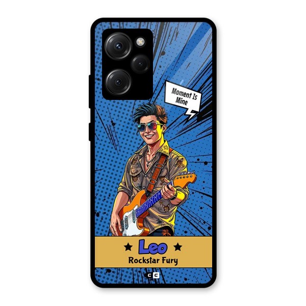 Rockstar Leo Glass Back Case for Poco X5 Pro