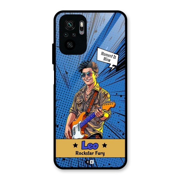 Rockstar Leo Glass Back Case for Redmi Note 10