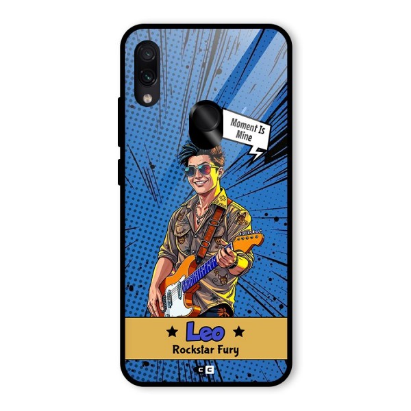 Rockstar Leo Glass Back Case for Redmi Note 7