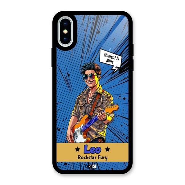 Rockstar Leo Glass Back Case for iPhone X