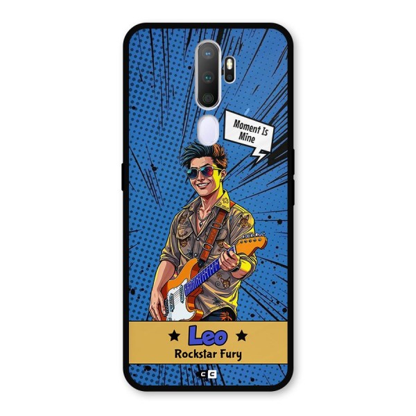 Rockstar Leo Metal Back Case for Oppo A5 (2020)