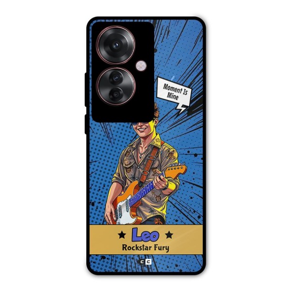 Rockstar Leo Metal Back Case for Oppo F25 Pro