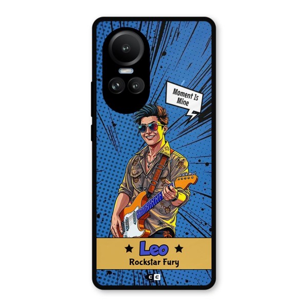 Rockstar Leo Metal Back Case for Oppo Reno10 Pro