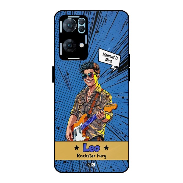 Rockstar Leo Metal Back Case for Oppo Reno7 Pro 5G