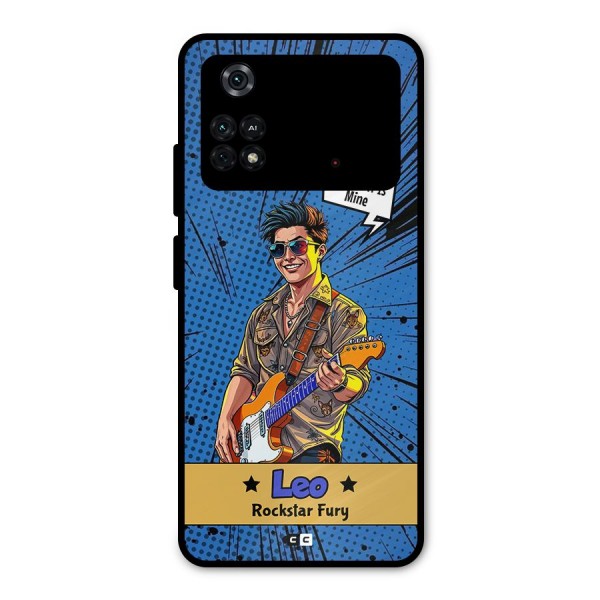 Rockstar Leo Metal Back Case for Poco M4 Pro 4G