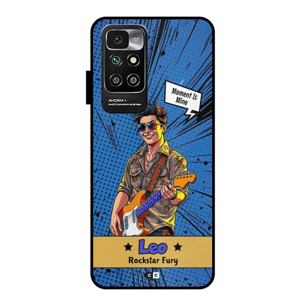 Rockstar Leo Metal Back Case for Redmi 10 Prime