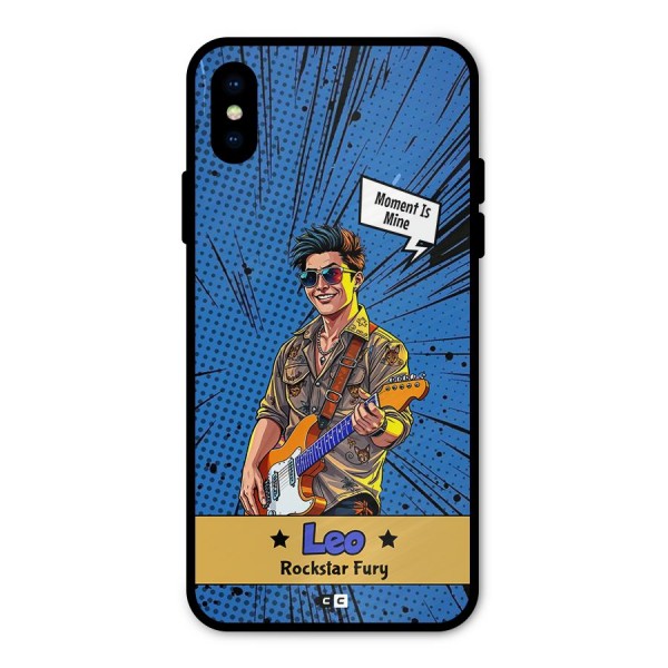 Rockstar Leo Metal Back Case for iPhone X