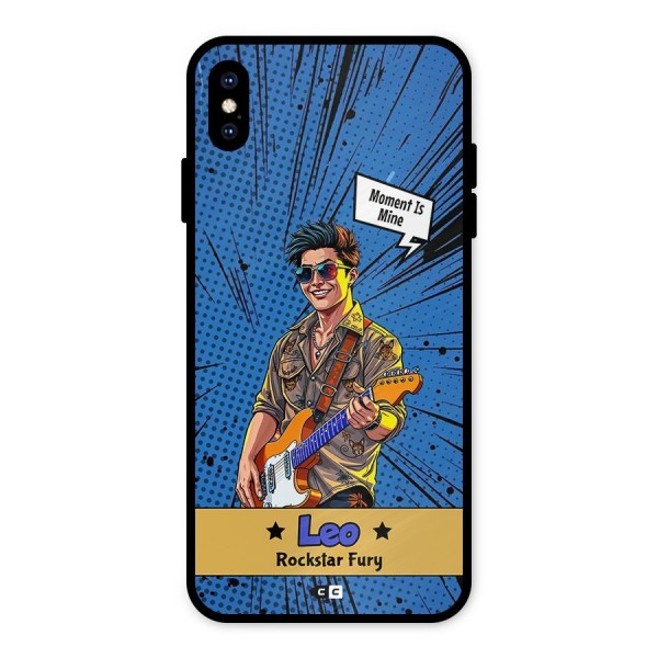 Rockstar Leo Metal Back Case for iPhone XS Max