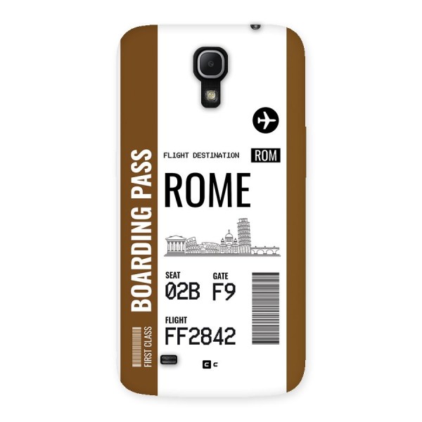 Rome Boarding Pass Back Case for Galaxy Mega 6.3