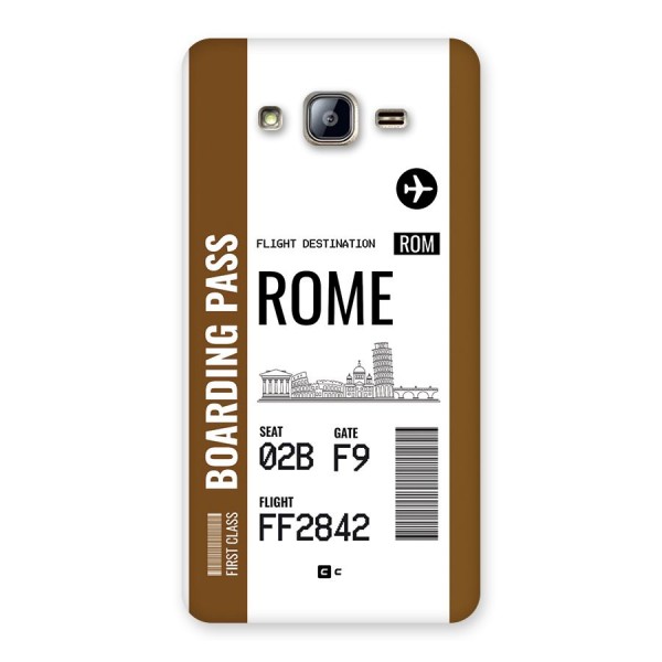 Rome Boarding Pass Back Case for Galaxy On5