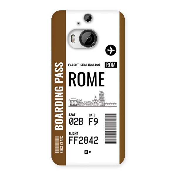 Rome Boarding Pass Back Case for HTC One M9 Plus