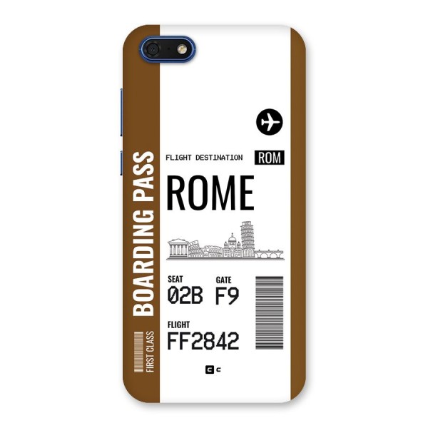 Rome Boarding Pass Back Case for Honor 7s