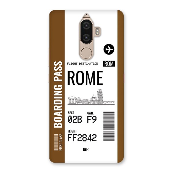 Rome Boarding Pass Back Case for Lenovo K8 Note