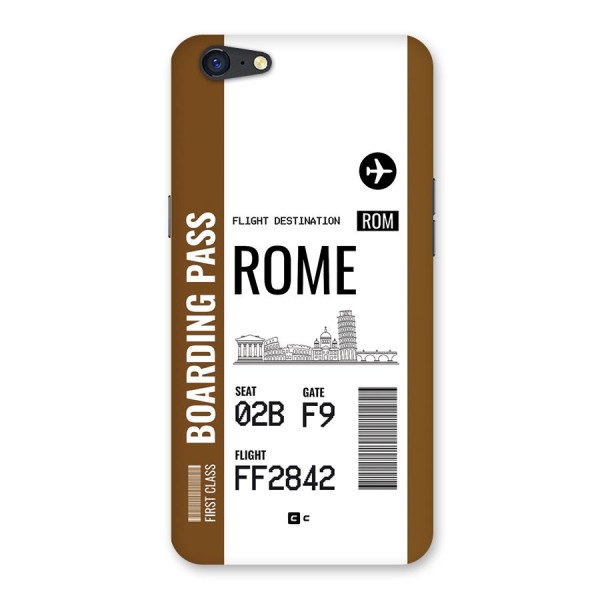 Rome Boarding Pass Back Case for Oppo A71