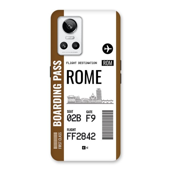 Rome Boarding Pass Back Case for Realme GT Neo 3