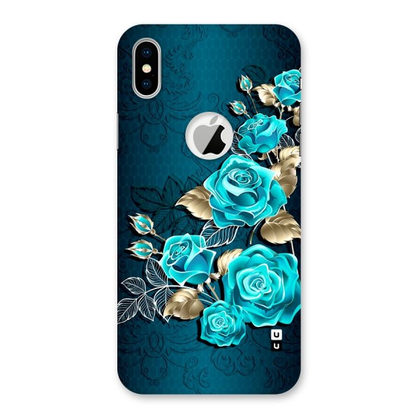 Rose Sheet Back Case for iPhone XS Logo Cut