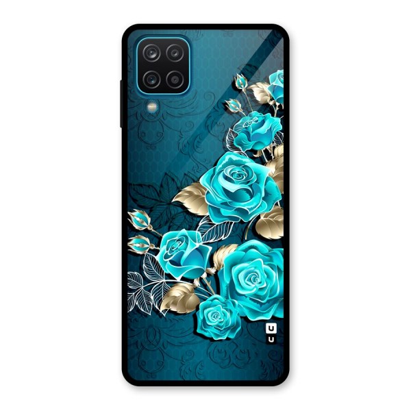 Rose Sheet Glass Back Case for Galaxy A12