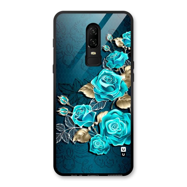 Rose Sheet Glass Back Case for OnePlus 6