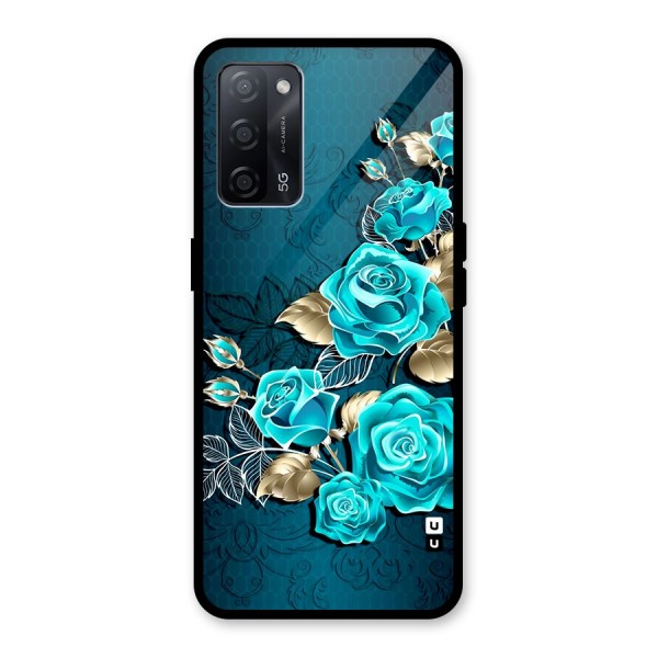 Rose Sheet Glass Back Case for Oppo A53s 5G