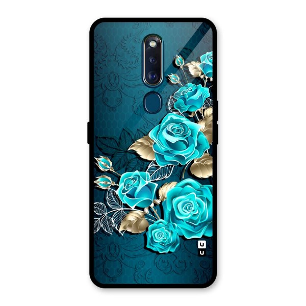 Rose Sheet Glass Back Case for Oppo F11 Pro