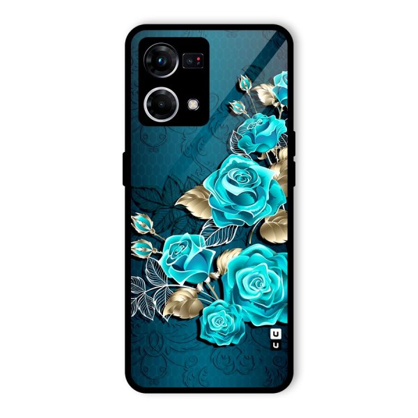 Rose Sheet Glass Back Case for Oppo F21s Pro 4G