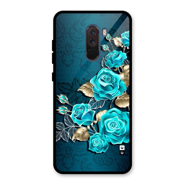 Rose Sheet Glass Back Case for Poco F1