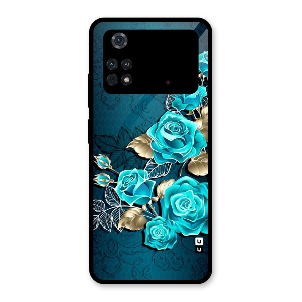 Rose Sheet Glass Back Case for Poco M4 Pro 4G