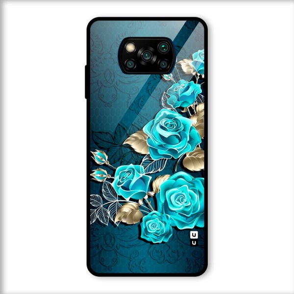 Rose Sheet Glass Back Case for Poco X3