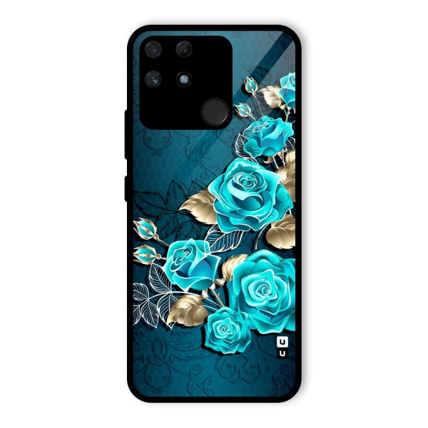 Rose Sheet Glass Back Case for Realme Narzo 50A