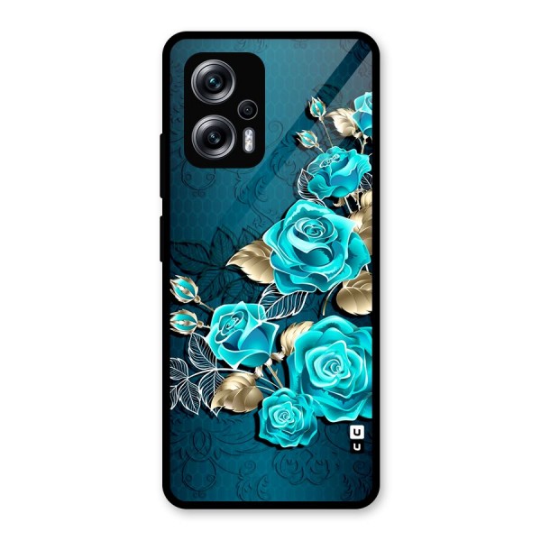 Rose Sheet Glass Back Case for Redmi K50i