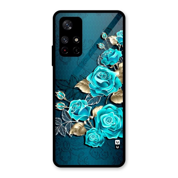 Rose Sheet Glass Back Case for Redmi Note 11T 5G