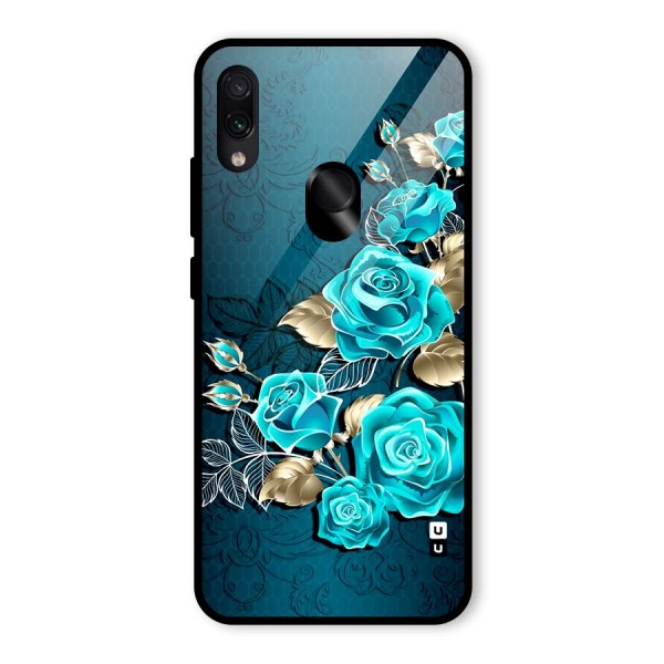 Rose Sheet Glass Back Case for Redmi Note 7