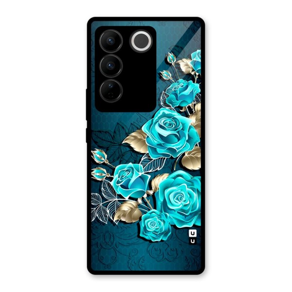 Rose Sheet Glass Back Case for Vivo V27