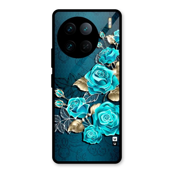 Rose Sheet Glass Back Case for Vivo X90 Pro