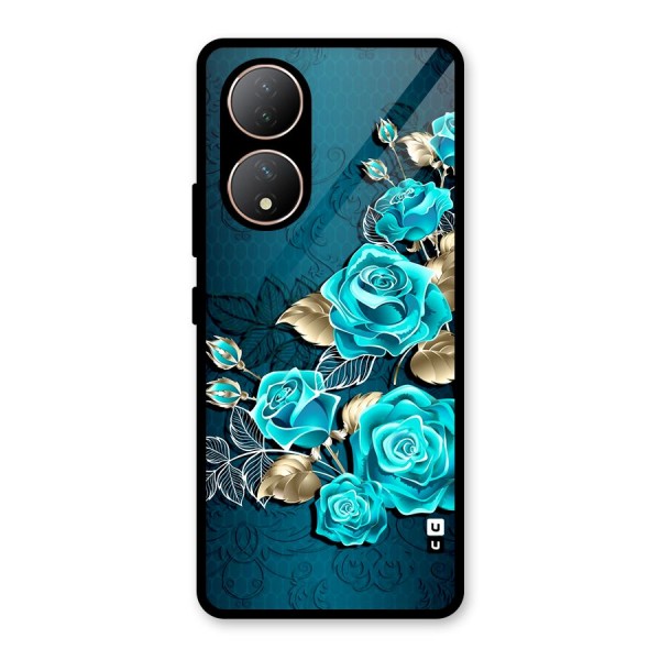 Rose Sheet Glass Back Case for Vivo Y100A